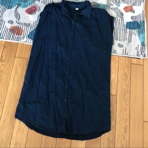Old Navy Denim Shirt Dress / XL